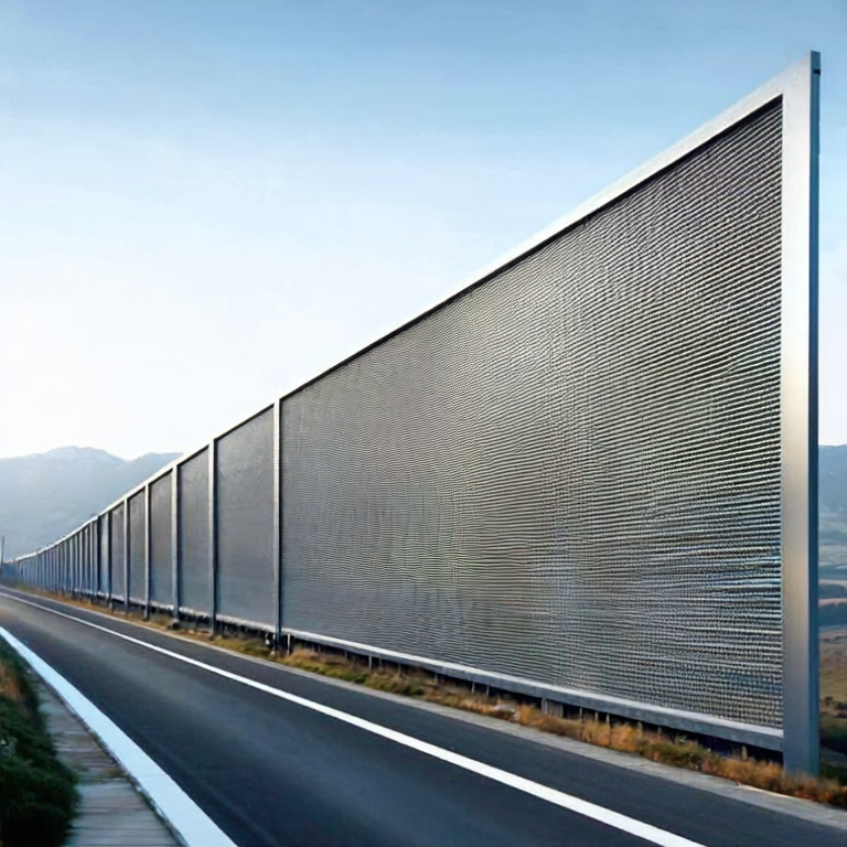 Noise Barrier Panels in Urban Setting