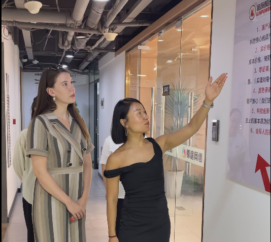 Lara from South Africa Visits JINBIAO Office – A Step Toward Stronger Global Collaboration