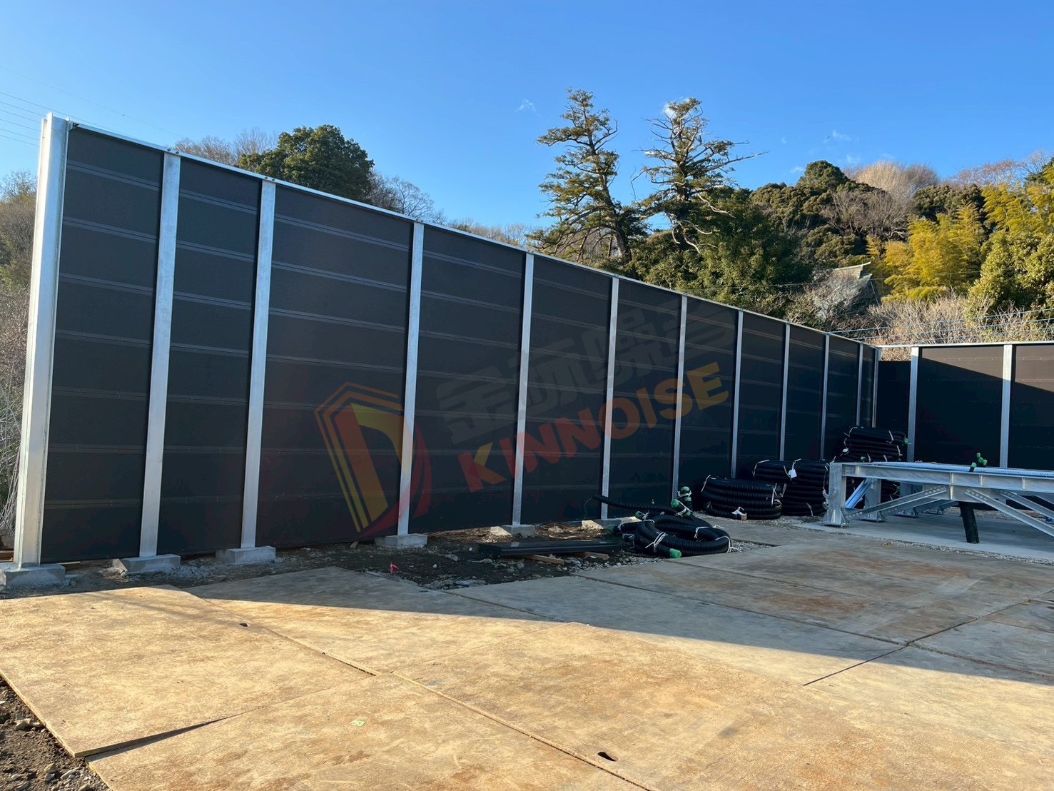 Noise Barrier Products Supplied for a Power Station Project in Japan