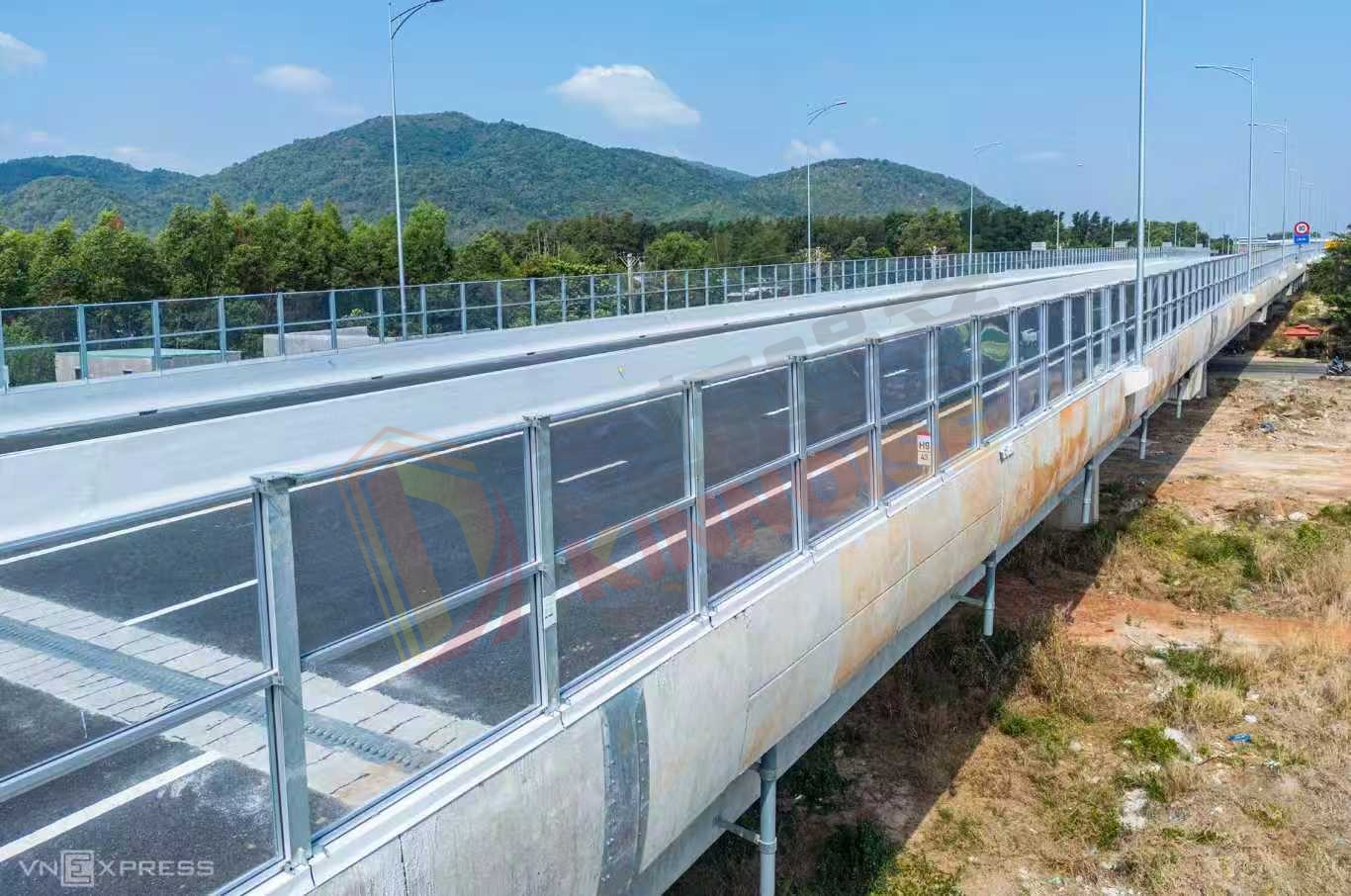 Newly Completed PC Sheet Transparent Noise Barrier Project in Vietnam