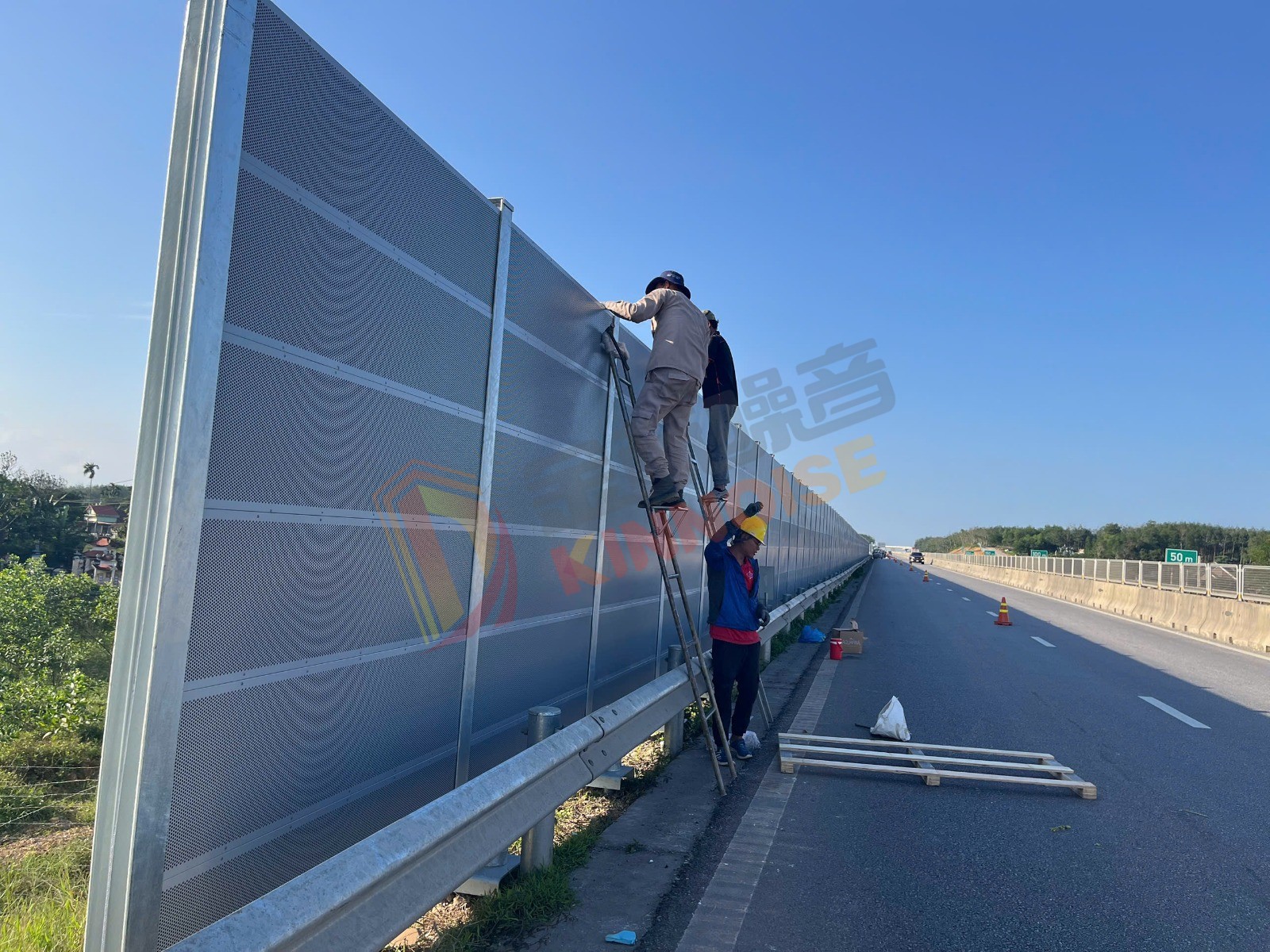 Vietnam Roadside Noise Barrier Project Completed