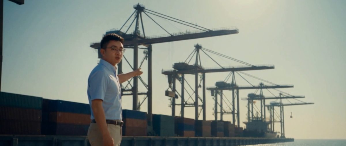 Container terminal at the port serving the group's export routes