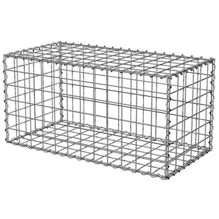 Galvanized Steel Decorative Garden Cage Fence Gabion Stone Baskets Box Welded Wire Mesh Square Hole Custom Cut Made of Iron Wire