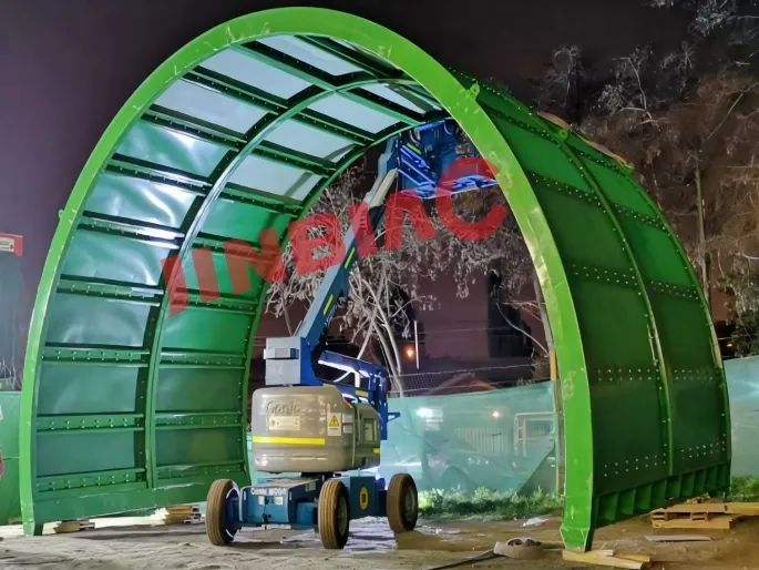 Chilean Subway Station – Fully Enclosed Noise Barrier