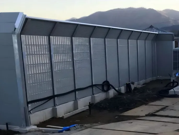 Japanese Power Station – Metal Louver Noise Barrier