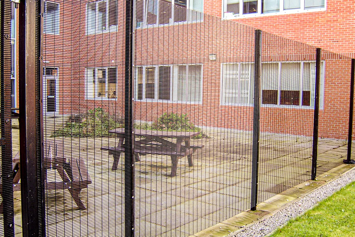galvanised and powder‑coated 358 security fence panel