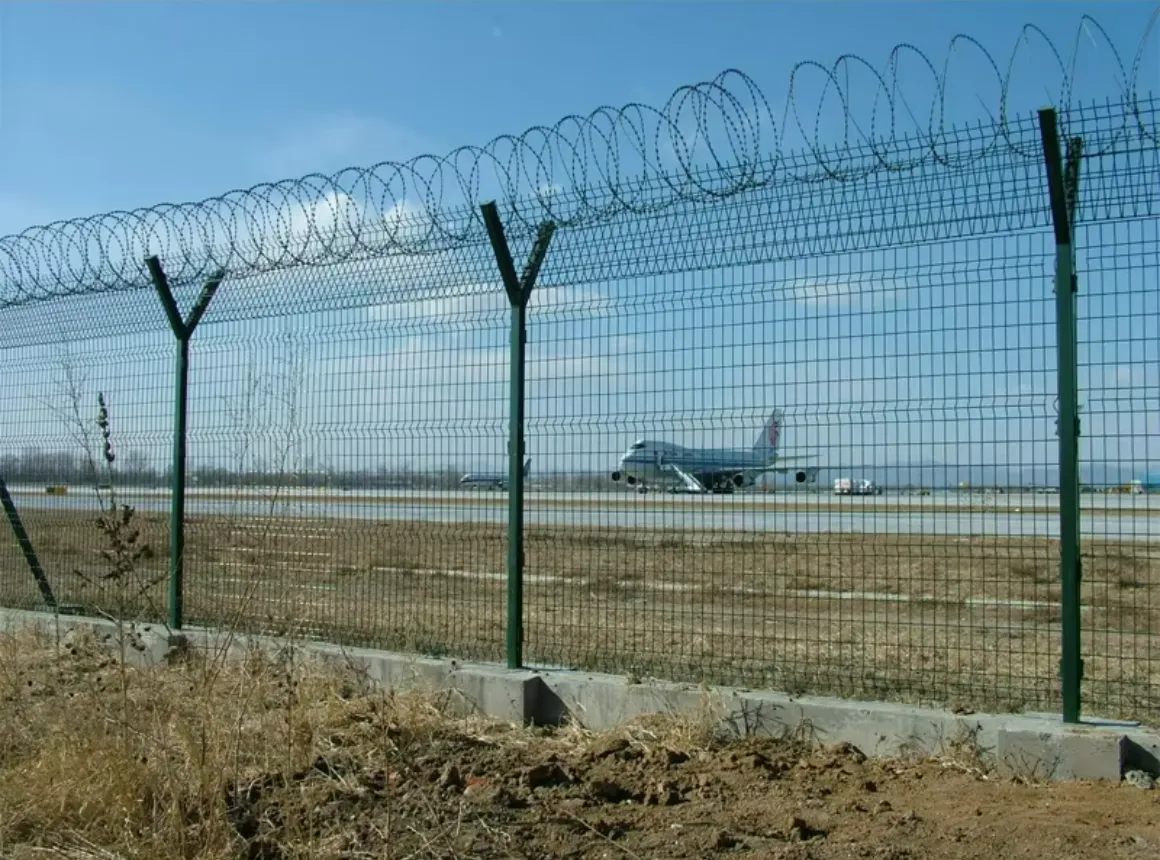 high security airport perimeter fence system