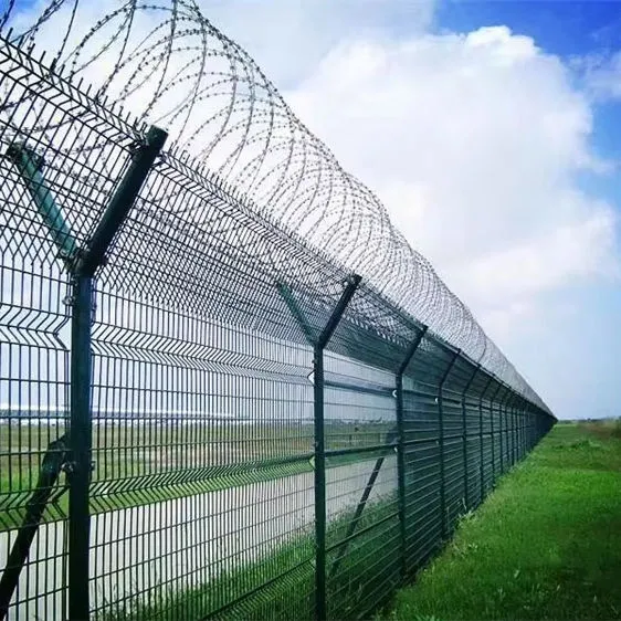 galvanized airport fence with welded wire mesh