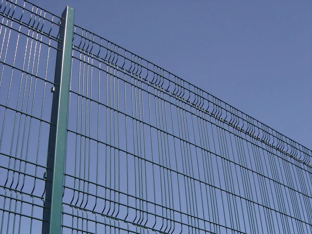 Paladin security fencing system providing high-visibility perimeter protection at an industrial facility.
