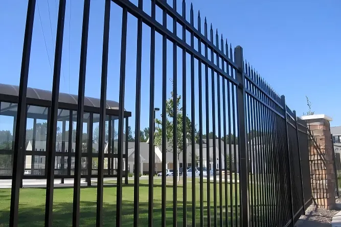 Steel fence