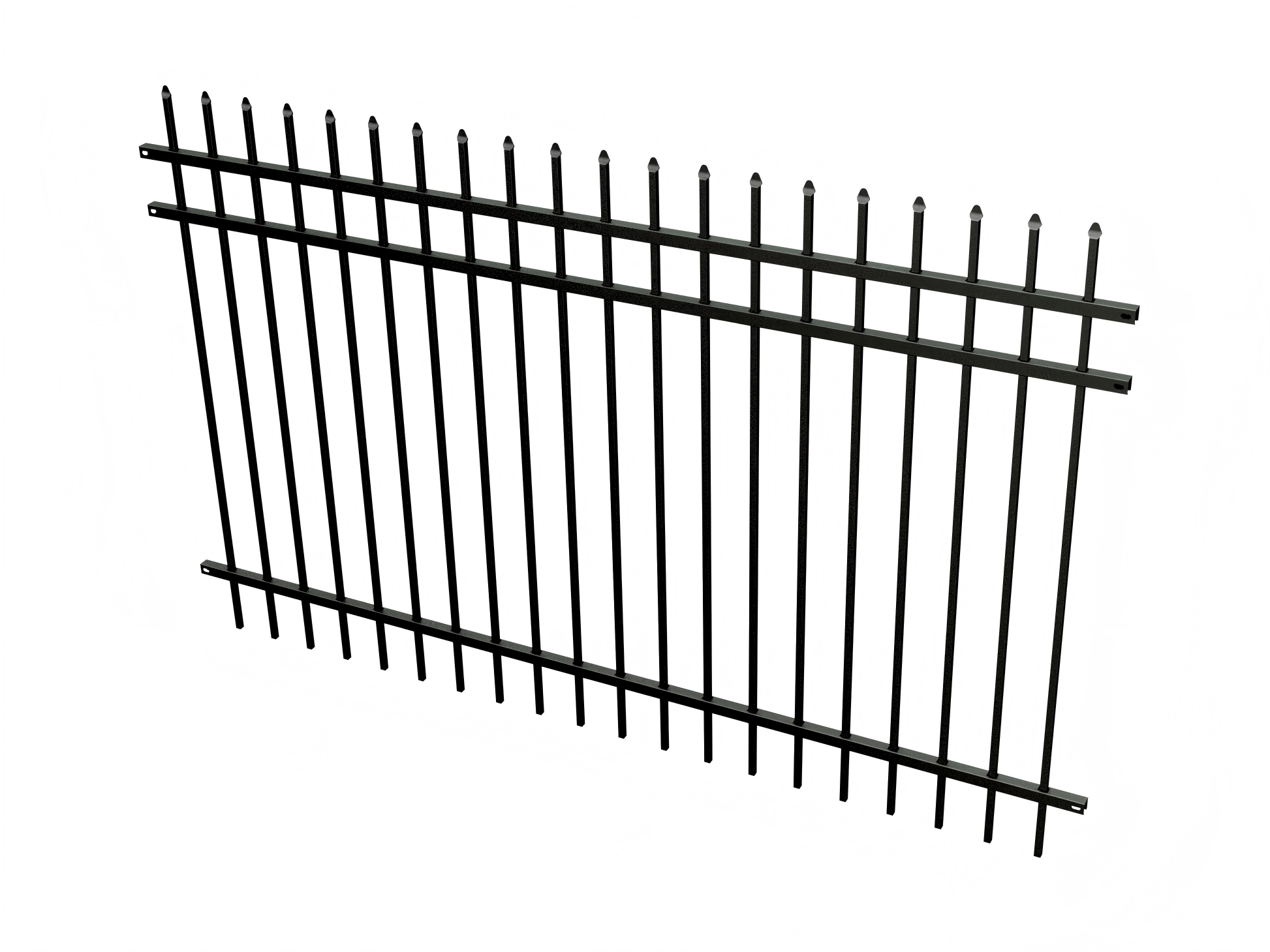 Steel fence