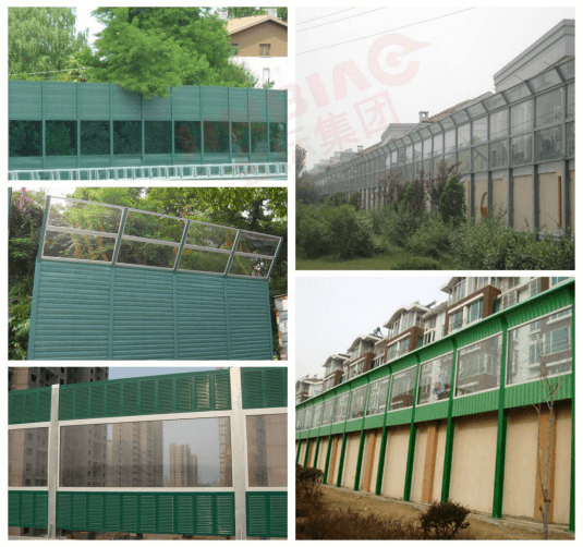 School Soundproofing Fence{LRM}1865