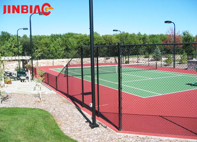 High quality pvc coated sports ground chain mesh fencing chain link fence