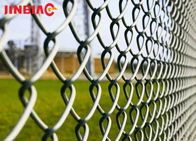 High quality pvc coated sports ground chain mesh fencing chain link fence