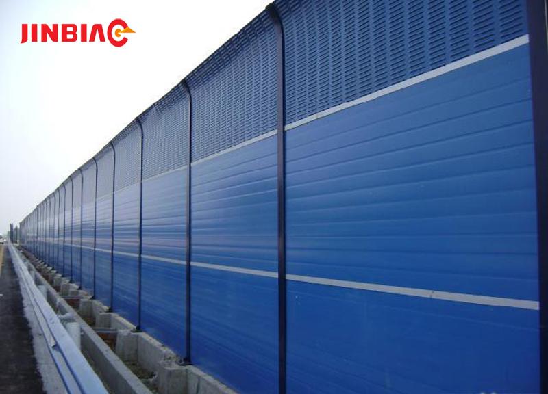 Hebei Anping high quality high way transparent sound barrier