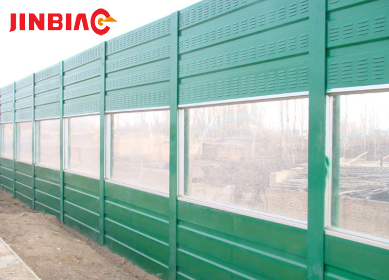 Hebei Anping high quality high way transparent sound barrier