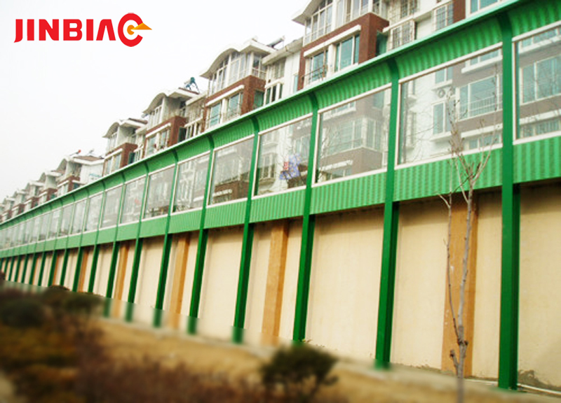 Hebei Anping high quality high way transparent sound barrier