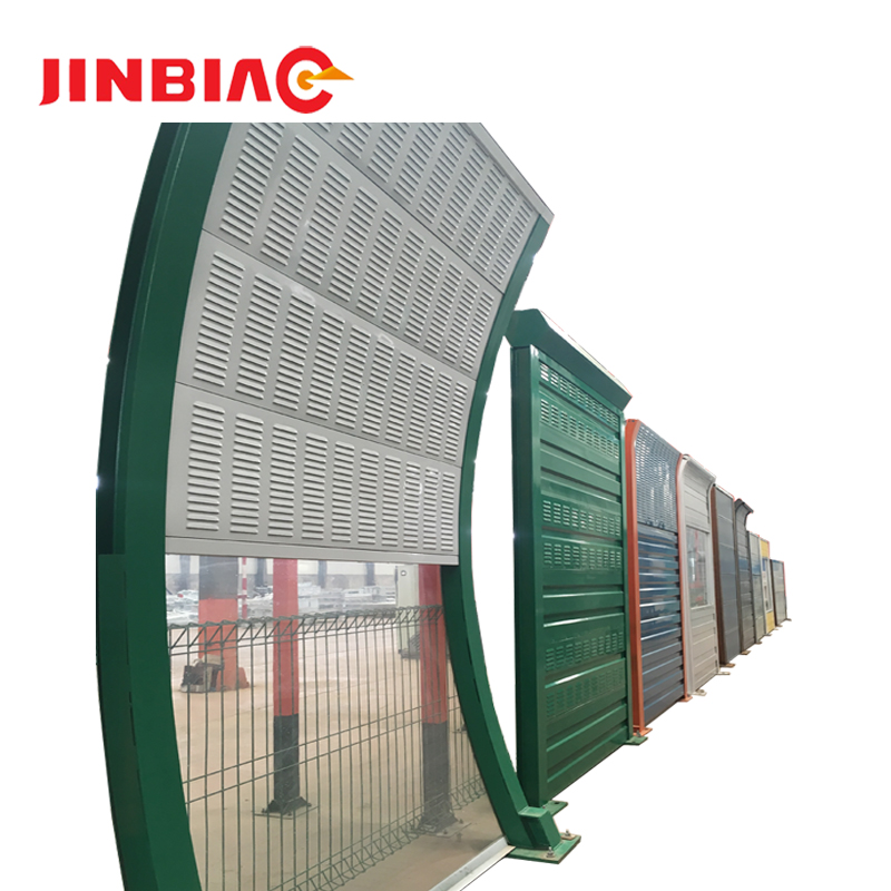Highways and Bridges Powder painted clear noise barrier sound proof panel