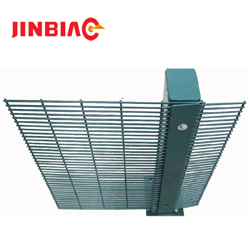 High protective green Secure Net anti climb 358 security prison fence--JINBIAO