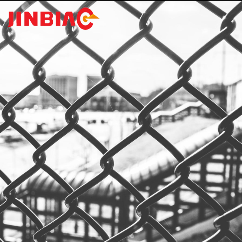 Hebei Jinbiao used chain link fence for sale, galvanized chain link fence, 50x50 chain link fabric