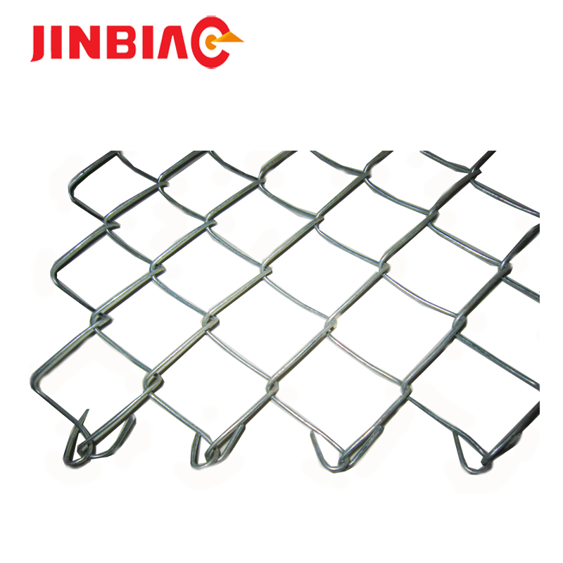 Hebei Jinbiao used chain link fence for sale, galvanized chain link fence, 50x50 chain link fabric