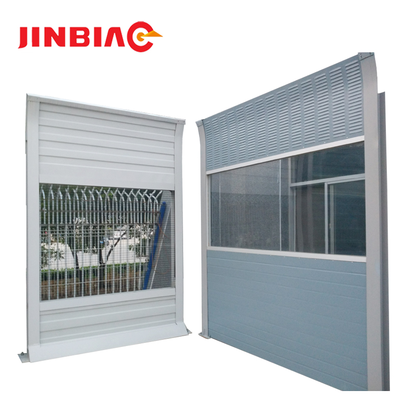 2018 Hot Sale Acoustic Fencing Noise Barriers Galvanized Sheet Sound Barriers Factory-JINBIAO