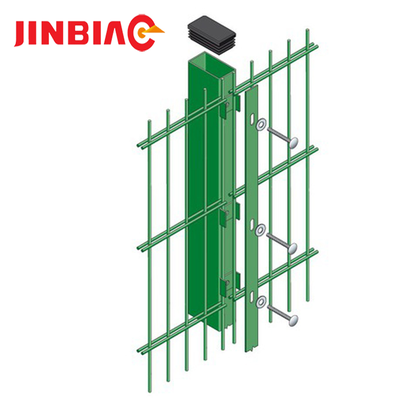 Hebei Jinbiao hot dipped galvanized mesh fences double wire fence