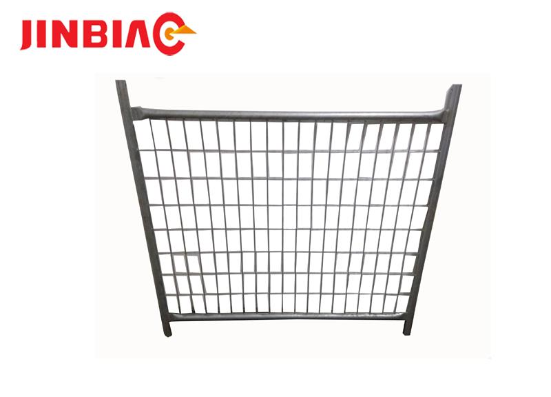 6' high x 10' long chain link portable panels be used temporary fences for construction----JINBIAO
