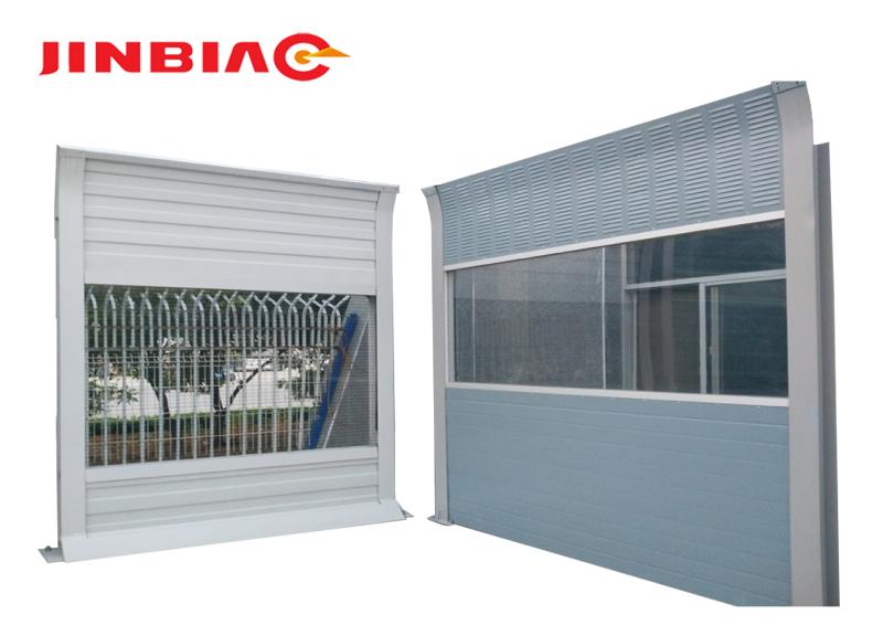 sound barrier outdoor acoustic panel Transparent Noise Barrier factory price--jinbiao