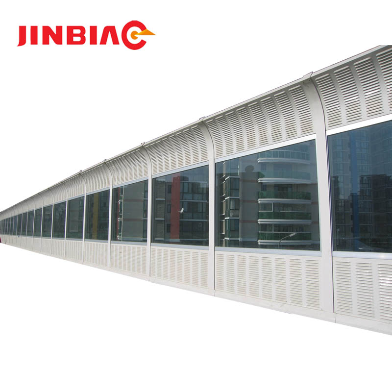 sound barrier outdoor acoustic panel Transparent Noise Barrier factory price--jinbiao