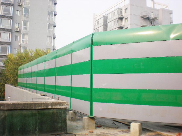 Sound Barrier/ Noise Absorption Fence/ Acoustic Insulation Wall ( ISO 9001 manufacturer )--jinbiao