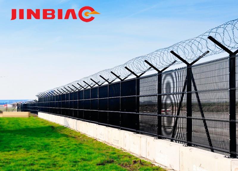 High security manufacturer supply corrosion resistant airport fence factory