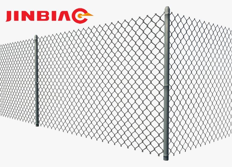 Galvanized and PVC ISO supplier 6ft galvanized Cheap pvc coated chain link woven wire mesh fence