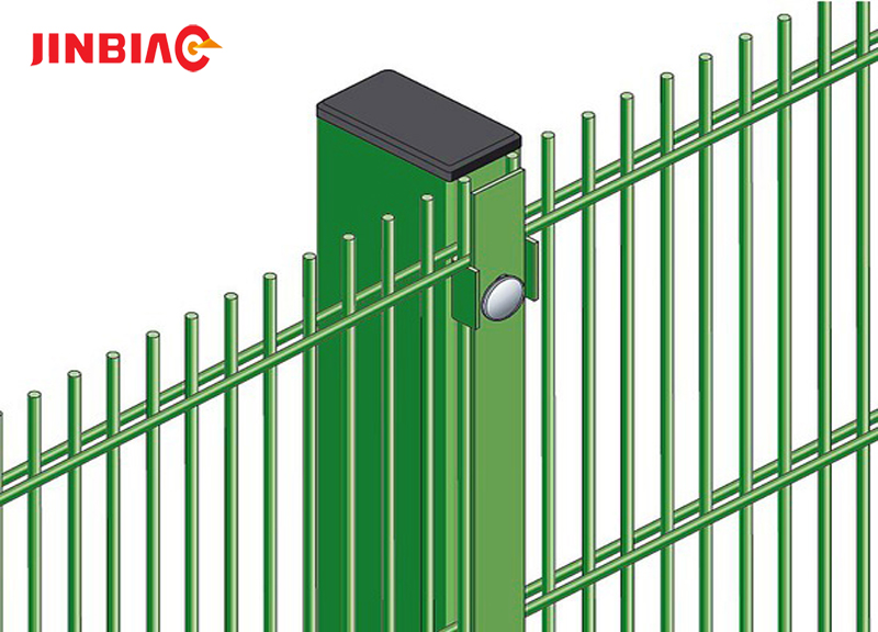 High quality welded 2d fence system double wire fence 868 twin bar mesh panel fencing