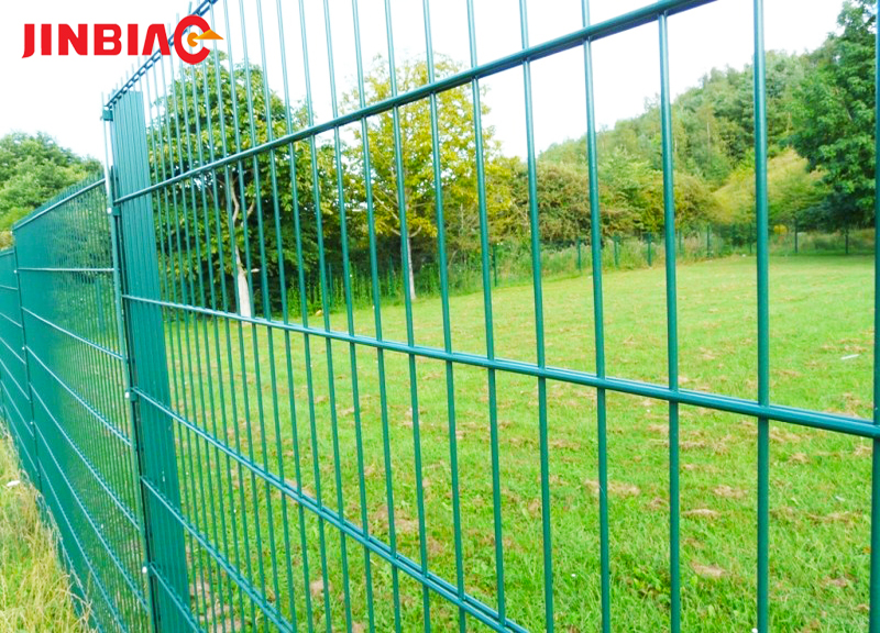 High quality welded 2d fence system double wire fence 868 twin bar mesh panel fencing