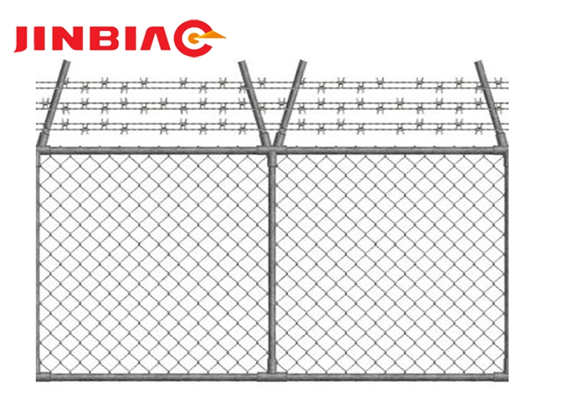 Anping Jinbiao iso quality and good price welded type airport fence factory--jinbiao