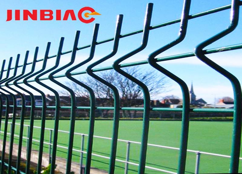 3D Curved Wire Mesh Fencing Panel For Sale jinbiao