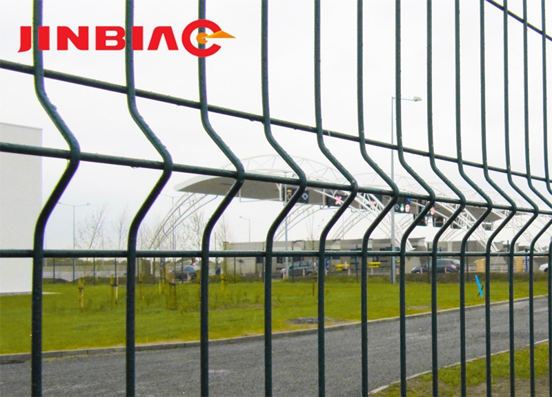 3D Curved Wire Mesh Fencing Panel For Sale jinbiao