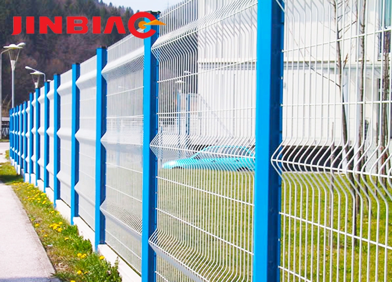 3D Curved Wire Mesh Fencing Panel For Sale jinbiao