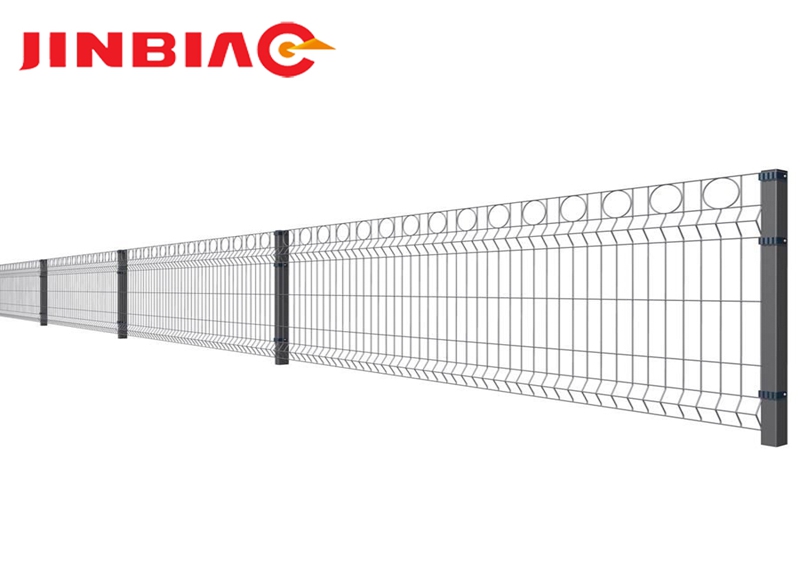 3D Curved Wire Mesh Fencing Panel For Sale jinbiao