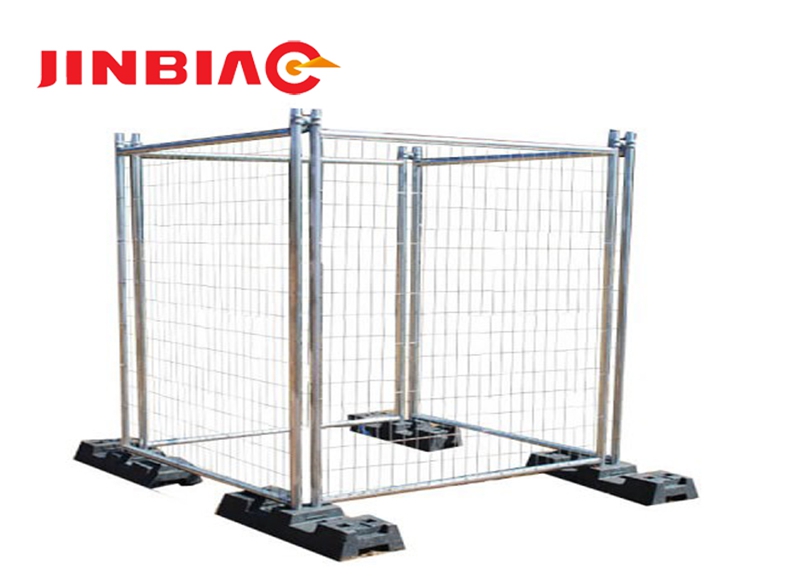 chain link portable panels be used temporary fences for construction jinbiao