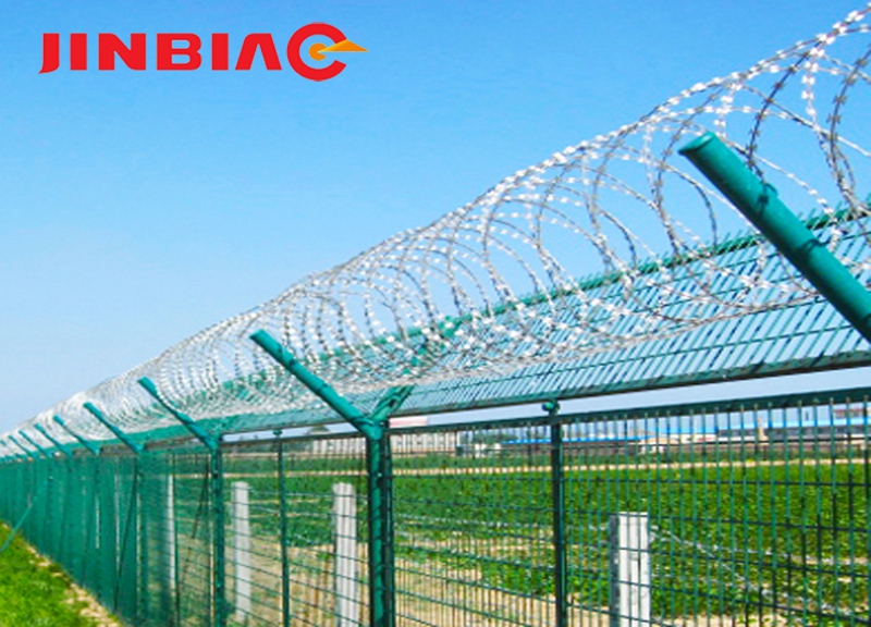 2018 China very popular and excellent and high quality low price airport fence jinbiao