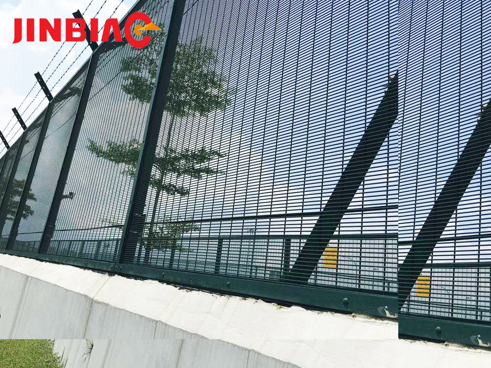 Hebei Jinbiao 358 mesh fencing 358 security fence anti climb prison fence jinbiao