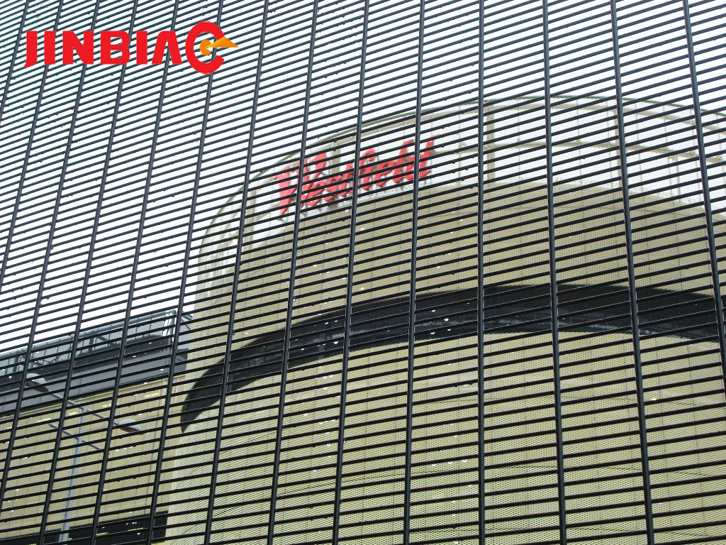 Hebei Jinbiao 358 mesh fencing 358 security fence anti climb prison fence jinbiao