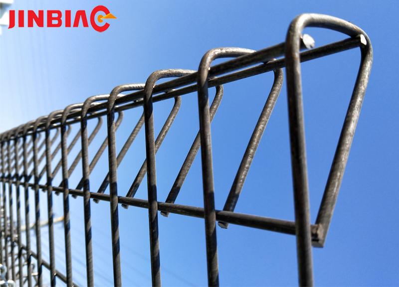 Triangle Bended Fence/ Top Bended Mesh Fence jinbiao