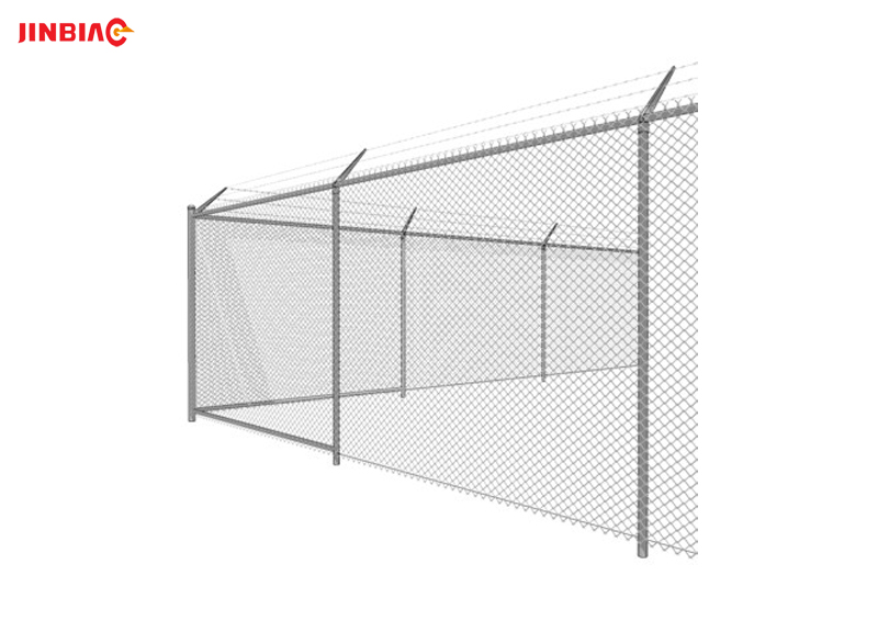Hebei Jinbiao used chain link fence for sale galvanized chain link fence