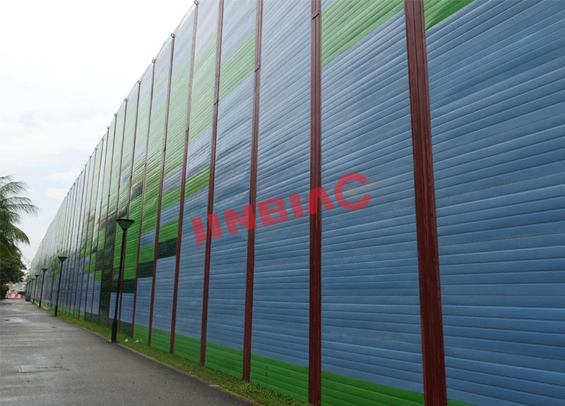 Temporary noise barrier for construction sound reduction jinbiao