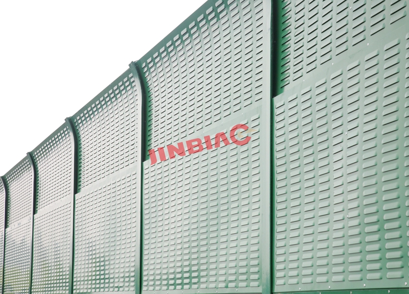 China JINBIAO Metal louver noise barrier manufacturer