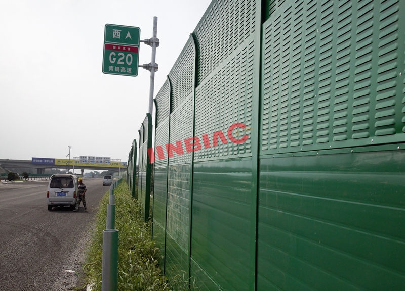 China JINBIAO Metal louver noise barrier manufacturer