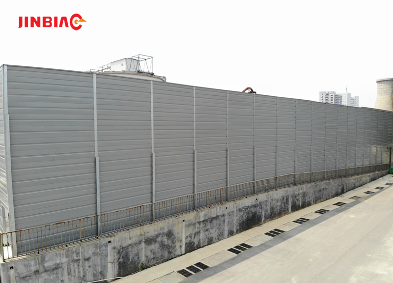 China JINBIAO Aluminum foam noise barrier manufacturer